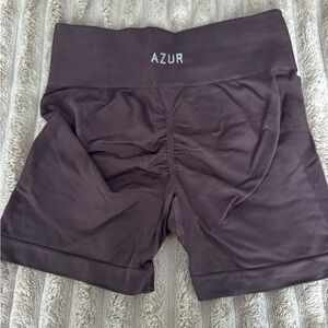Azur Black Coffee Bike Shorts